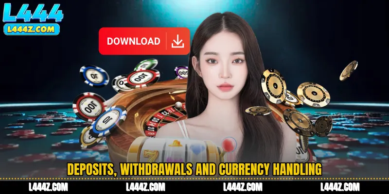 Deposits, Withdrawals and Currency Handling