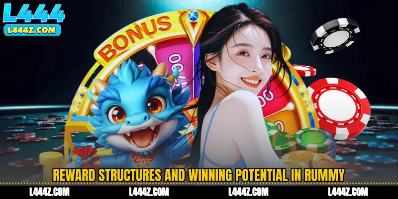 Reward Structures and Winning Potential in Rummy